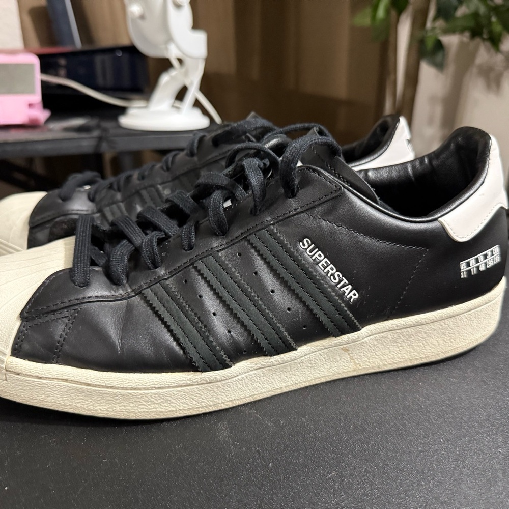 Adidas Superstar Black and White Sneakers